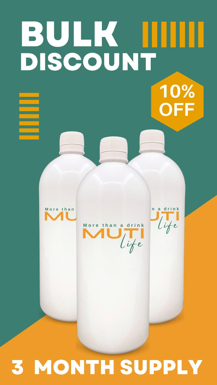 10% Special Bulk Order Discount! 3 Months supply of Muti-Life Superjuice.