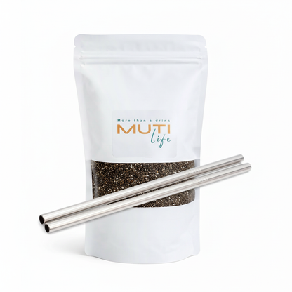 Muti Chia & Metal Straw Bundle